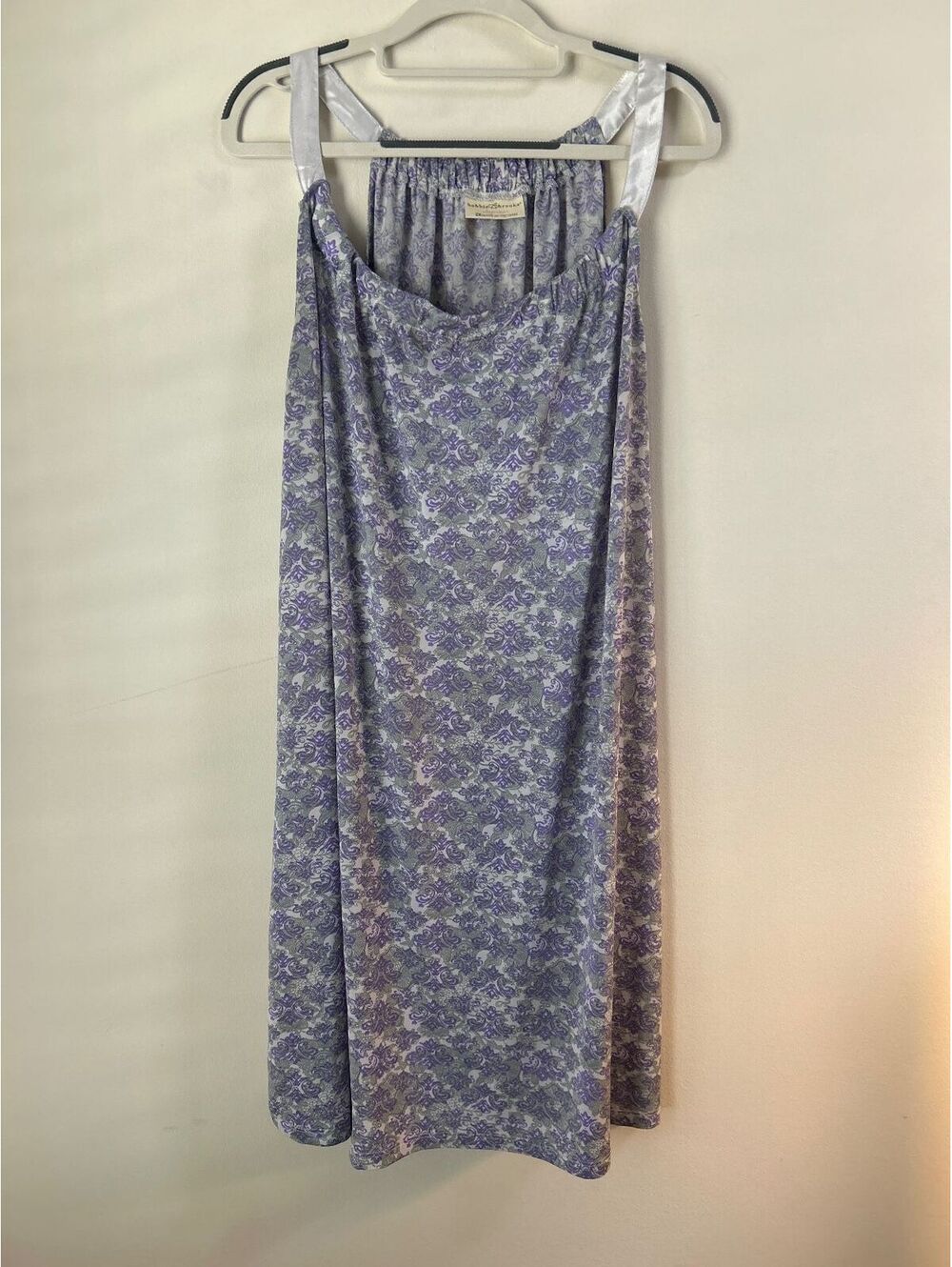 Bobbie Brooks Purple Patterned Sleepwear Nightgown Size 2X